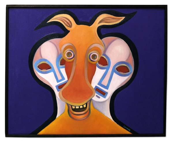Waldemar Jarosz widziadło , olej na płótnie, 60x50 cm, cena 2000 zł.jpg