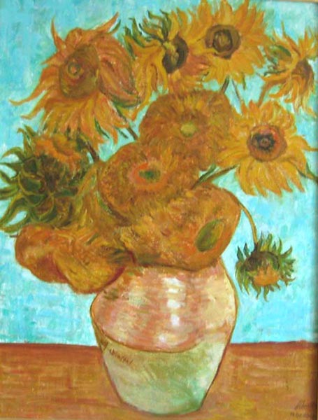 Sloneczniki wg.VanGogha 70x55 olej.JPG